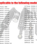 Pair 320mm Motorcycle Shocks Universal Rear Air Shock Absorbers For Off Road Bikes Street Bikes ATVs 150cc-750cc Center Distance