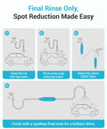Final rinse demonstration for Hard Water Filter Hose Attachment Slays Spots For A Beast Mode Car Wash Utilizing Multi Stage Composite Resin.