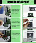 Instructions for use of Ready To Roll Heavy Duty Electric Bench Grinder with protective cover and tool holder adjustments.