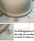 Bulletproof Undermount Sink Clips With Quick Grip Epoxy Tape 10 Pack Zinc Steel Brackets for secure sink mounting without drilling.