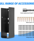 Hassle Free 8 Pack 2X6 Concealed Joist Hangers With Matching Nails Galvanized Steel Hidden Beam Brackets For Decks Pergolas Outdoor Stairs Easy Install Rust Proof Heavy Duty Deck Framing Kit and accessories