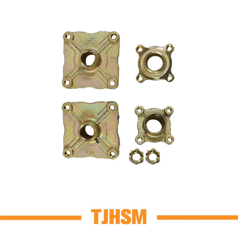 Components of 32 Inch Live Rear Axle Kit Replacement For DIY Go Karts Quad Bikes And Drift Trikes Heavy Duty Metal Axle