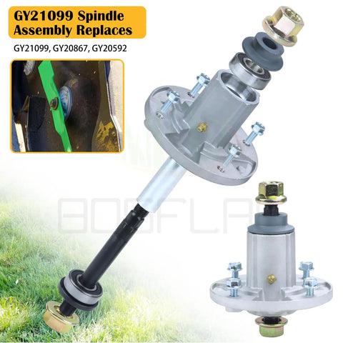 Pro Grade Heavy Duty Spindle Assembly Replaces GY21099 for John Deere 54 Inch Mower, double sealed bearings for smooth operation.