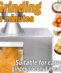 Heavy Duty Coconut Grinder Machine 500 Kg Per Hour For Commercial Use Pulper Pulverizer Cassava Potato Grinder with hopper