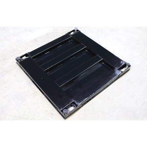 Commercial Pallet Scale With Printer, Digital Display Up To Two Thousand Pounds, steel tread plate bed, low profile design.