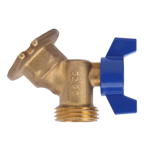 Top Tier 1/4 Inch Solid Brass Quarter Turn Ball Valve Heavy Duty Plumbing Replacement for Toilets and Showers, compact design