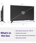 Sleek 32 Inch Full H d Smart Television Packing Hella Crisp Picture Quality And Dead Smooth Streaming tailored for easy setup and viewing.