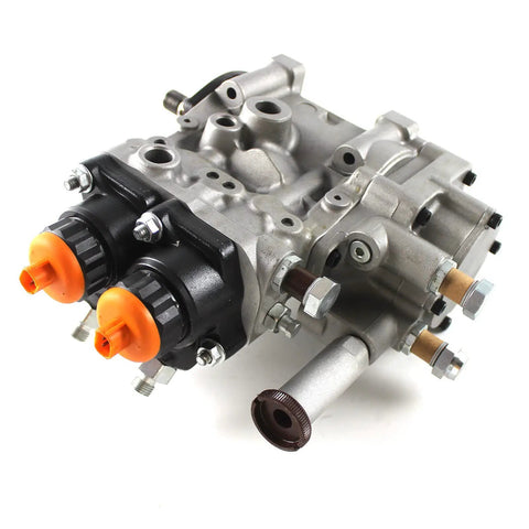 TopShelf Fuel Feed Transfer Pump For Isuzu N Series Excavator Engine 6WF1 6WG1 6UZ1 Replaces 094000-0484 heavy duty pump with orange fittings.
