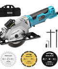 Professional Grade Corded Circular Saw Packing A Beast Mode Electric Motor And Wide Seven Quarter Inch Blade for versatile cutting.