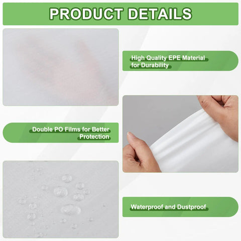 Keep Your Belongings Solid As A Rock When You Pack Like A Pro With These 30 Piece Heavy Duty Cushion Foam Packing Pouches For Stress Free Moves And Reliable Shipping Protection details