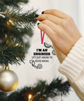Mechanical Engineer Ornament Gift For Engineers And Engineering Students Christmas Decor Keepsake With Lanyard And Velvet Pouch