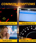 Evaporative Emissions System Integrity Module Leak Detection signs: dashboard engine light, fault code, gasoline smell, unstable idle.