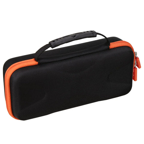 Heavy Duty Eva Hard Shell Case Built Sick To Protect Your Fluke 902 Fc Hvac True Rms Clamp Meter With Top Notch Waterproof Shockproof Go Anywhere Storage And A Snug Custom Fit, black and orange design.