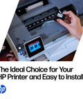 Go To Ink Cartridge Combo Pack Delivering Fresh Black And Rich Tri Color Prints For Envy Inspire And Photo Printer Models, Installing Cartridge.