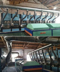 Industrial setup with 360 Degree Adjustable Fume Extractor For Welding And Soldering Flexible Smoke Extraction Arm system