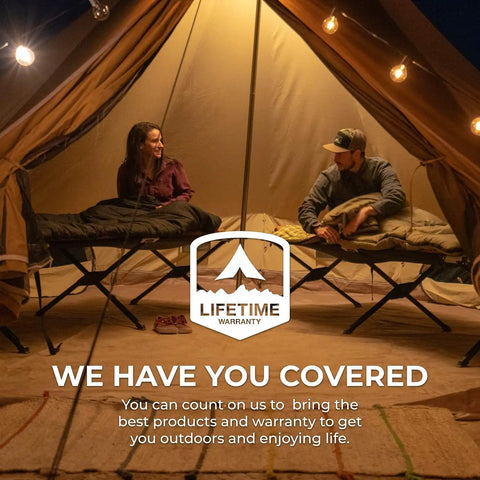 Heavy Duty Camping Cot For Adults Oversized Folding Bed With Easy Setup Elevates Your Sleep For Rugged Adventures And Comfort