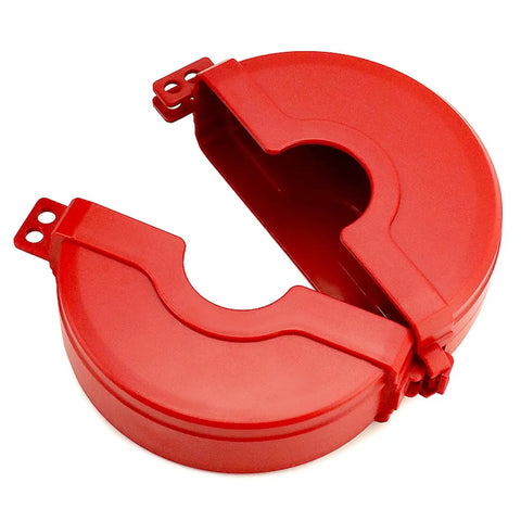 Gate Valve Lockout For Two And A Quarter To Five Inch Valves Red Lockout Device Made From Non Conductive Plastic Surrounds Water