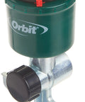 Compact Gear Drive Sprinkler With 80 Foot Coverage, Fully Adjustable Spray Pattern, Fingertip Collar Tabs For Partial To Full Circle