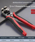 All In One Wire Stripper And Cutter For Electricians And DIY Handymen With Safe Locking Auto Stripping Built In Cutter Pro Grade Versatile Tool on table