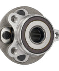 Fresh Front Wheel Hub Assembly With Wheel Bearing Replacement For Toyota Corolla 2019-2024 And Prius 2016-2022 showing steel hub design.