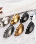 Pack Of 10 Oil Rubbed Bronze Bin Cup Pull Handles For Kitchen Cabinets And Drawers Heavy Duty Zinc Alloy Hardware displayed in various finishes.