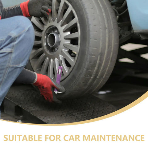 Lightweight Zinc Alloy Thread Repair Tool Kit with Helicoil Inserts for Car Maintenance in use on tire rim