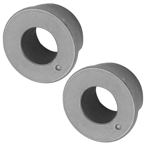 2 Pack Front Wheel Bushing Bearings Compatible With John Deere La145 La150 La155 La165 La175 E170 Lawn Tractors Heavy Duty Replacement Gx10059 M123811 in silver metal finish.