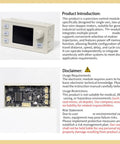 Four Wire Stepper Motor Controller With Large LCD Display For Industrial Automation, Configurable Motion Patterns And Adjustable Delay, Pro Grade Precision Control Module For Conveyor Belts, Printers, And Assembly Lines, front view