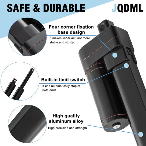 High Speed Linear Actuator With Reliable 12V DC Muscle And A Smooth 24 Inch Stroke Featuring Rock Solid Ip65 Waterproof Shielding rated for 176 pound loads.