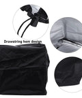 Heavy Duty Electric Vehicle Wall Charger Cover 2 Pack Waterproof Adjustable Ev Charging Station Protector With Secure Drawstring close-up of drawstring hem design.