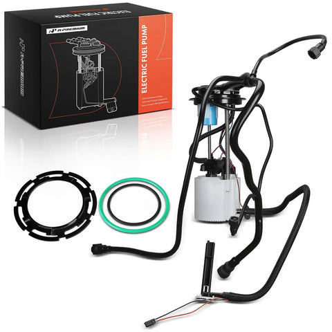 Heavy Duty Electric Fuel Pump Module Assembly For Chevrolet Equinox Pontiac Torrent 2007 V6 3.4L with hoses and installation parts.