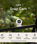 2K QHD Security Camera for Indoor and Outdoor Use For Home Security With 2.4GHz Wired or WiFi IP65 Weatherproof Color Night Vision