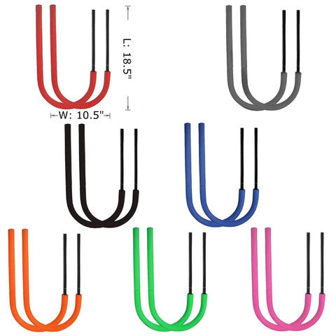 Wall Mounted Snowboard Surfboard Rack Set Vertical Wall Hanger in various colors, showcasing heavy-duty cradles for thick boards.