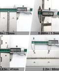 Heavy Duty 24 Inch Piano Hinge Forged From Damn Tough 304 Stainless Steel With Smooth Polish and measurement details.
