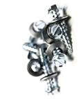 Massive 3000 Piece All In One Hex Head Sheet Metal Screws With Neoprene Washers Roofing Fasteners close-up view
