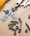 Two Pack 45 Degree Soft Close Cabinet Hinges With Damping, iron pivot hardware for furniture and shoe cabinets, silver finish