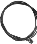 Easily control remote drain plugs from anywhere on the boat with an 8 foot cable, shown coiled with connectors for livewells and ballasts.