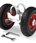 8 Inch Rolling Gate Wheels With Double U Bolts Heavy Duty Gate Rollers And Sliding Gate Carrier for metal tube gates