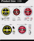 Beast Mode 3 Inch Angle Grinder Blade Set Features Five Tough Cutting Discs for various materials including wood and concrete.
