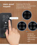 Top Notch Smart Wireless Deadbolt Featuring Ai Biometric Fingerprint Scanner And Apple Home Key Access For No Sweat Keyless Entry And Tight Home Security Your Household Will Grab Fast with a hack-proof keypad.