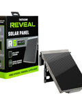 Top Tier Solar Panel For Trail Cameras With Slick Fast Charging And 5000 Milliamp Power Bank in packaging with sleek design.