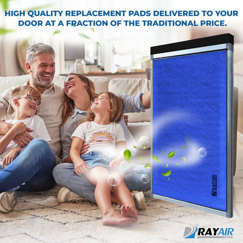 Replacement Filter Pads 16x25 3 Pack With Fiberglass Media And Activated Carbon Center For Dynamic Air Cleaner 14.5x22.5 Actual Size