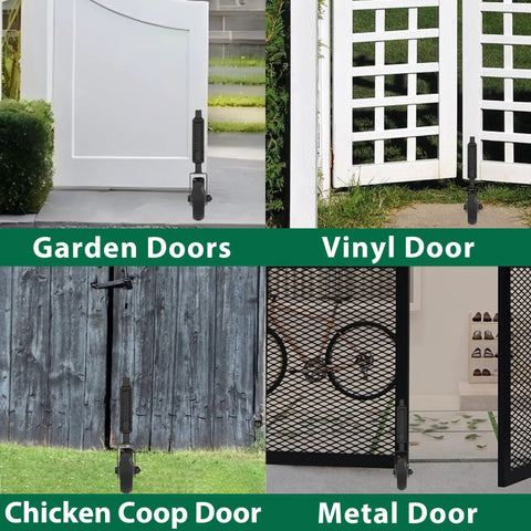 Badass Heavy Duty Gate Wheels 4.3 Inch Solid Steel Roller for garden, vinyl, chicken coop, and metal doors.