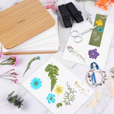 Professional Flower Press Kit with Six Layers and a 6.3 by 8.3 Inch Pressing Area for Adults and Kids, lightweight and portable