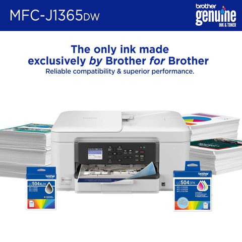 INKvestment 1365 Wireless Color Inkjet All In One Printer With Automatic Duplex Printing And 1.8 Inch Color Display front view