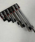 3D Tool Tray Socket Extension Organizers Set For Drawer Organization with socket extensions in red and black magnetic trays