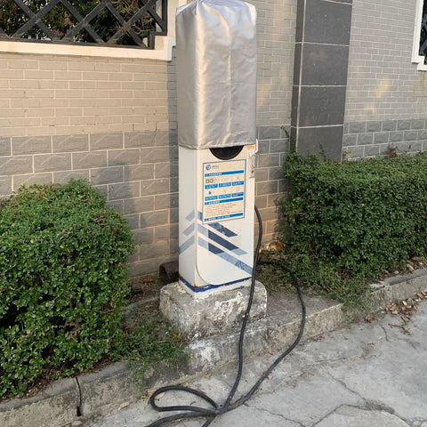 Tough As Nails Pro Heavy Duty EV Charger Box Cover For Electric Vehicle Charging Station Outdoor Wall Mount Protector Housing Weatherproof Rain Shield Guard on charging station.
