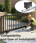 Hella Tough Thirty Foot Extra Wide Three Point Five Inch Heavy Duty V Track For Sliding Gates for easy installation with rollers.