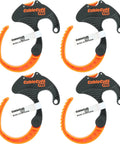 4 Pack Adjustable Cable Cuff Reusable Tie Replacements For Extension Cords And Electronics 2 Inch Diameter