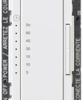Countdown In Wall Digital Eco Timer Light Almond for Incandescent and Halogen Lighting and Exhaust Fans Auto Off Energy Saver